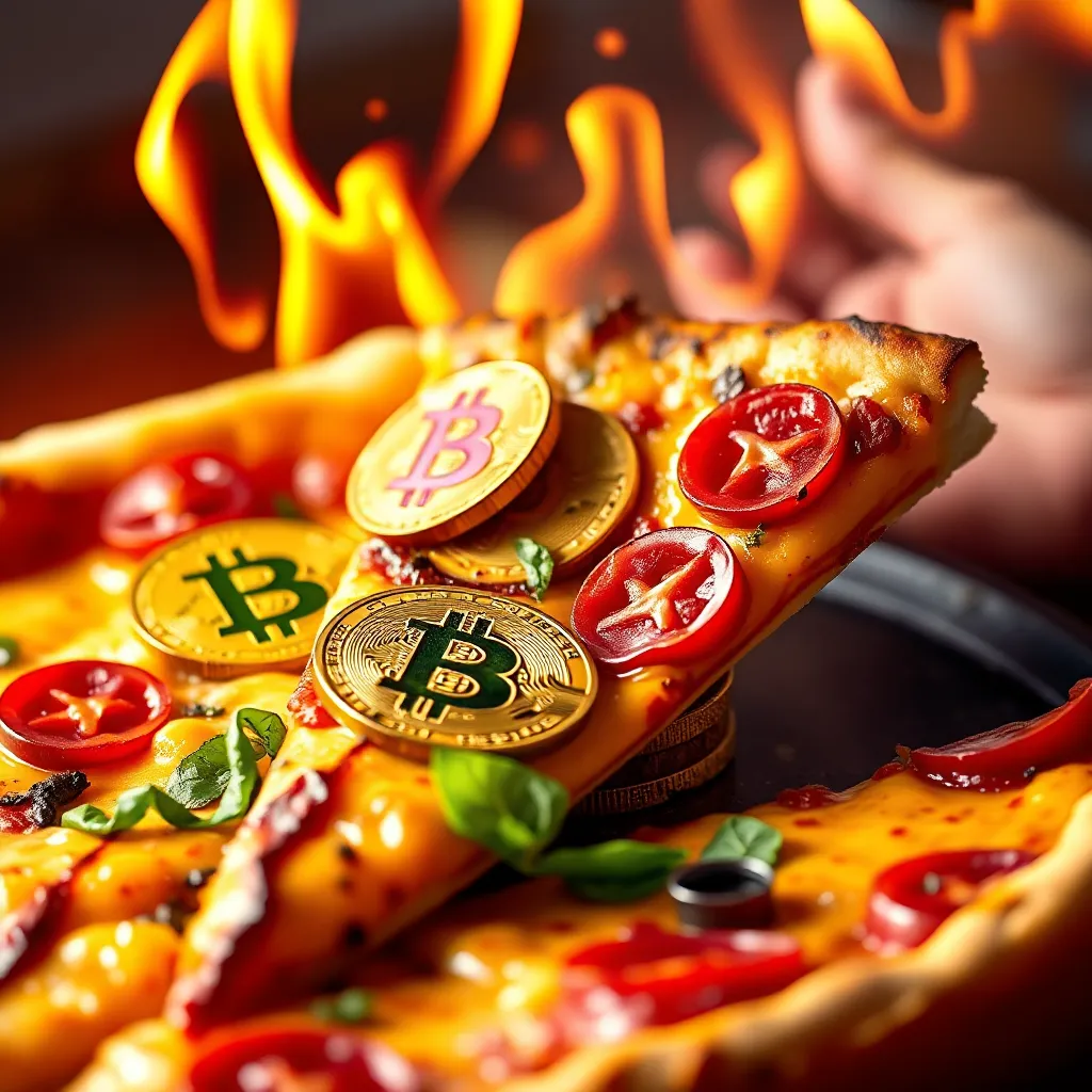 Celebrate Bitcoin Pizza Day with Hot Slices and Green Charts - CoinBuzzNow