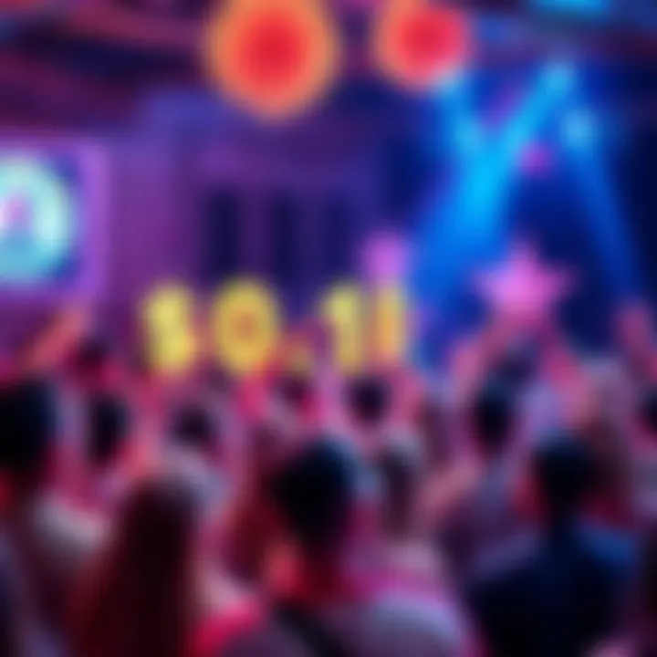 A vibrant online comment section filled with enthusiastic people discussing and engaging over a $0.10 party theme.