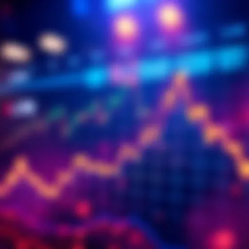 A financial graph showing a decline, symbolizing the drop in the 10-Q filing and its effects on investor sentiment.