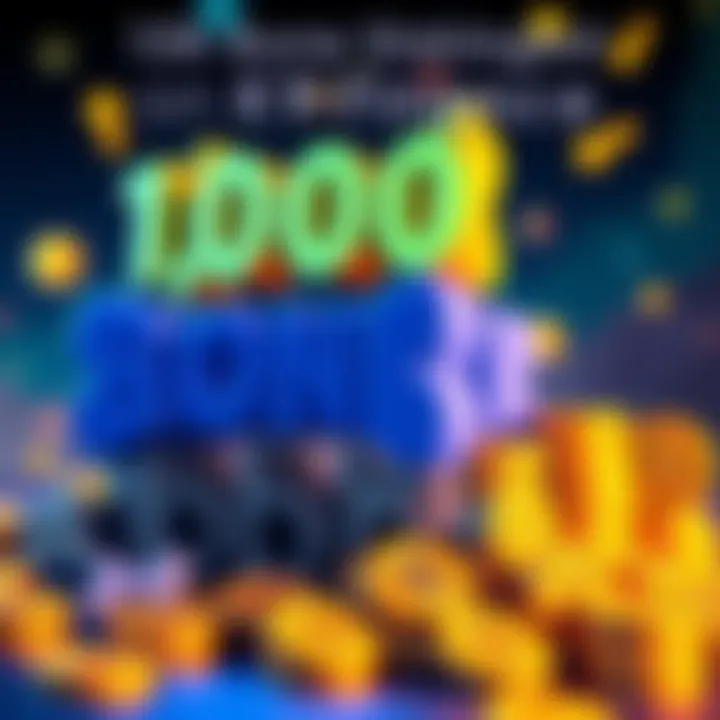 Illustration of 10,000 Bone tokens stacked with dollar signs, representing staking rewards on K9 Finance
