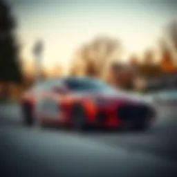 2023 Stinger for Sale A 2023 Stinger car parked with a for sale sign, showcasing its sleek design and low mileage.