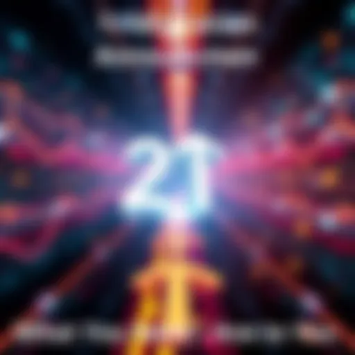 2th Migration Announcement A graphic showing a digital network with arrows indicating migration and progress