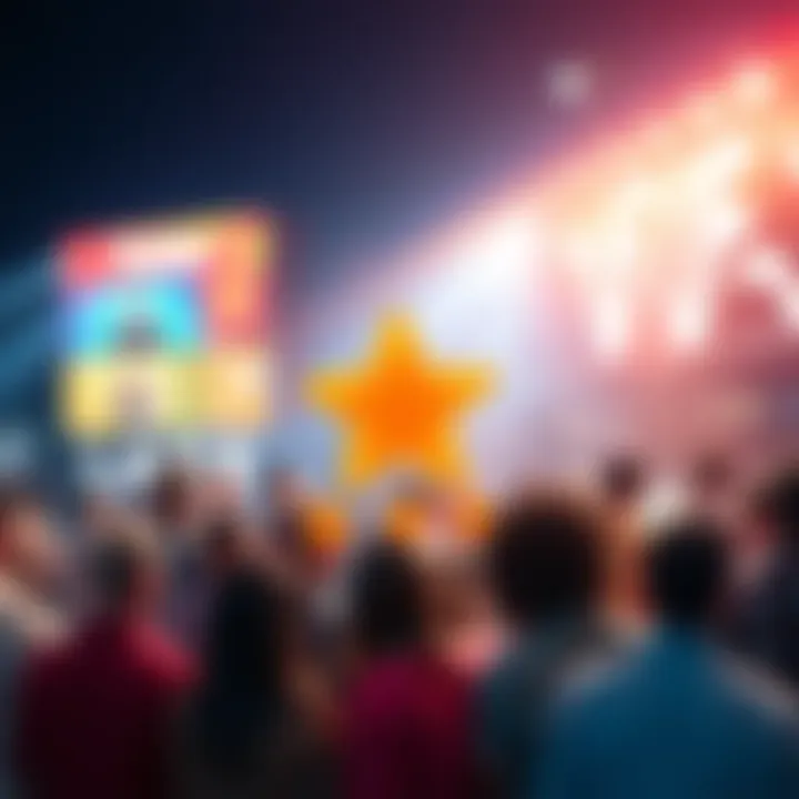 A prominent 5-star icon featured in the Live Today Pack. The icon stands out with vibrant colors and a recognizable design. Community members gather around to discuss its identity and significance.