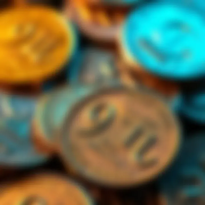9/11 WTC Coins A close-up of recovered coins linked to the 9/11 WTC tragedy, showcasing their designs and details.