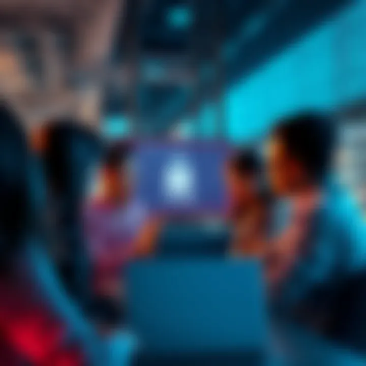 AE Server Issues Frustrated people looking at screens showing slow loading times and login prompts on AE platform