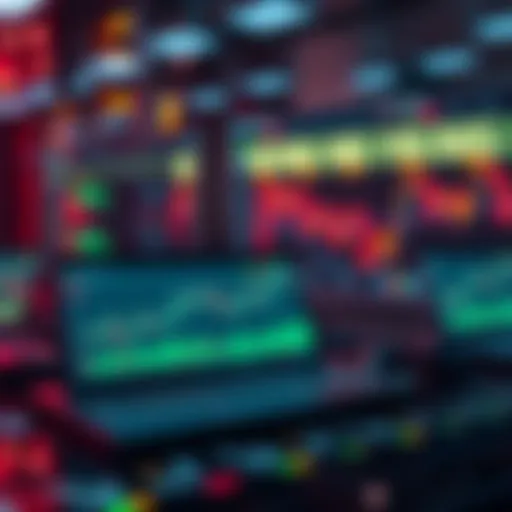 A graphic showing an AI platform interface used for simplifying cryptocurrency trading, with charts and automated trading signals visible.