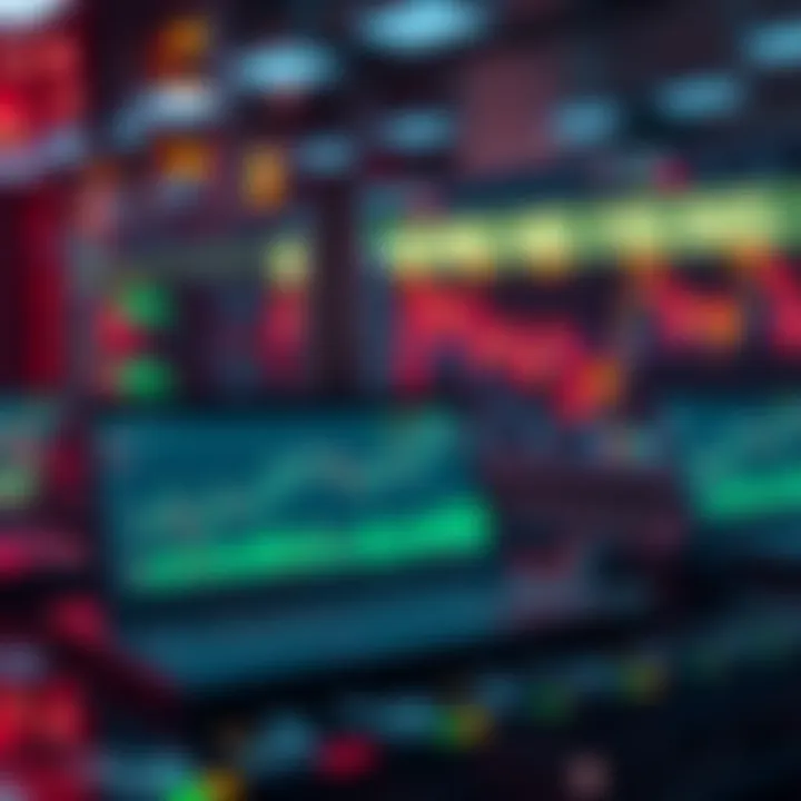 A graphic showing an AI platform interface used for simplifying cryptocurrency trading, with charts and automated trading signals visible.