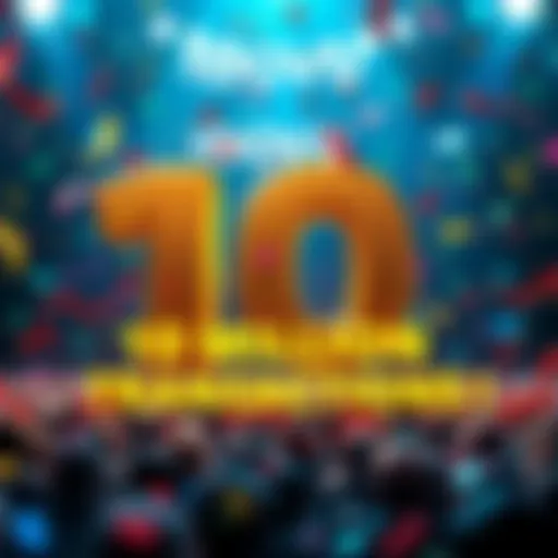 A graphic showing $DOVU celebrating over 10 million transactions on the Hedera mainnet, featuring confetti and a blockchain theme