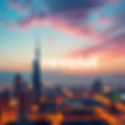 A promotional graphic showing the Revolut logo with a skyline of UAE in the background, hinting at its upcoming launch.