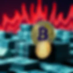 A graphic showing stacks of cash alongside a Bitcoin symbol, highlighting the US government's plan to print $7.2 million for each bitcoin mined.