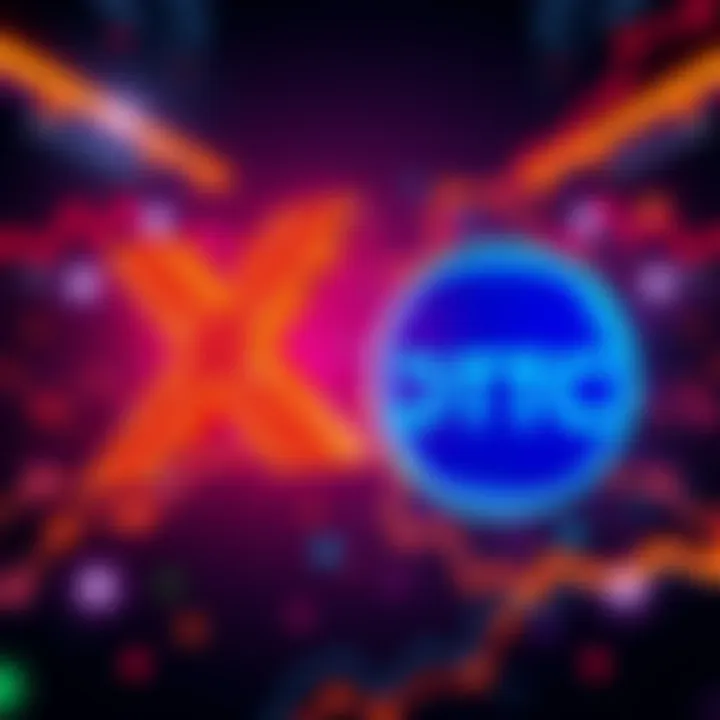 XLM and DTCC logos merging to symbolize partnership in crypto