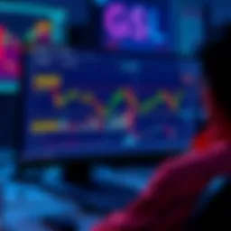 A person looking at a computer screen with AAVE charts showing loss