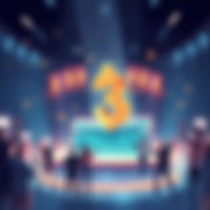 Illustration showing a digital representation of $3 trillion in deposits with people celebrating around it, symbolizing trust in decentralized finance.