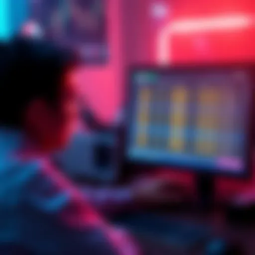 A person looking at a computer screen displaying old wallet transactions from 2021