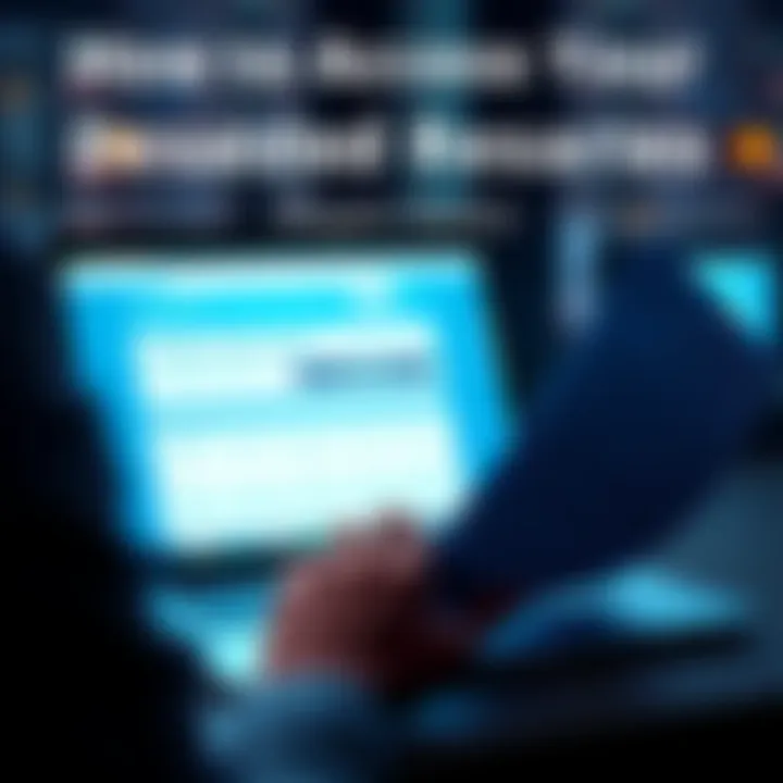 Person looking at a laptop screen showing a Ripple wallet interface while holding probate documents