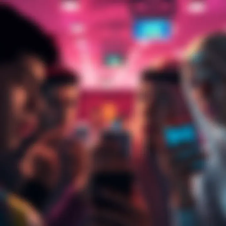Many people frustrated with account activation stuck on loading screen in Dubai, showing faces of concern and phones with the loading message.