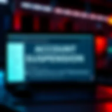 Account Suspension Notice Screenshot of account suspension notice on a forum