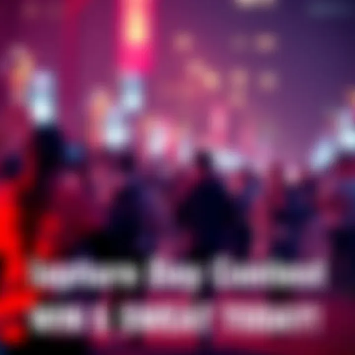 Participants sharing photos of their active day for a contest