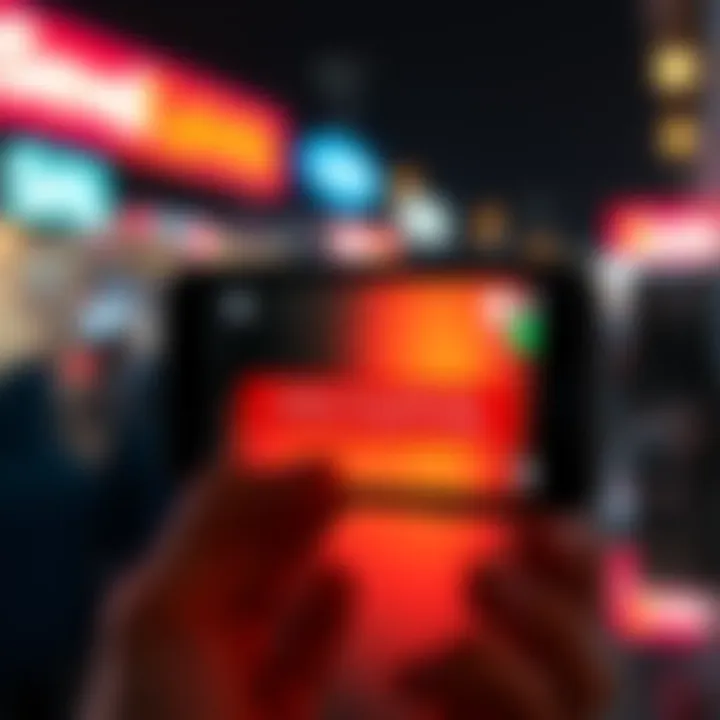 A mobile phone displaying an 'unable to show ad' error after watching a complete advertisement.
