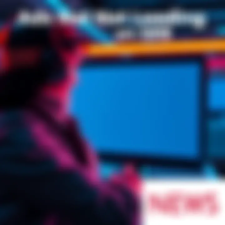 Frustrated users looking at a blank screen where ads should appear on the SRB platform