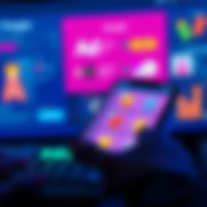 A smartphone displaying different ad rewards with a confused user looking at it