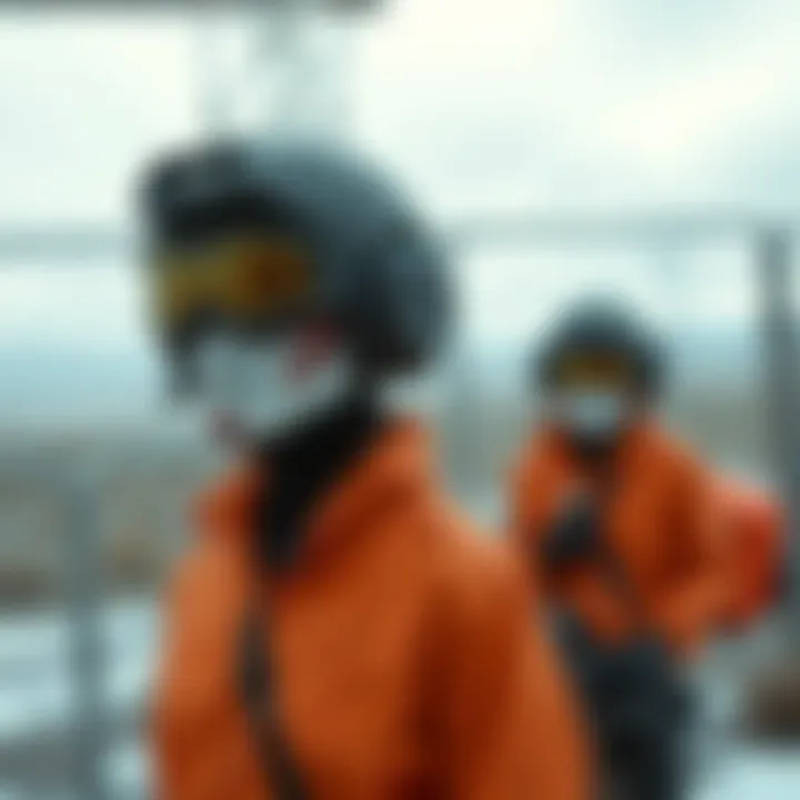 Digital avatars are seen in a deserted industrial park during a lunch break