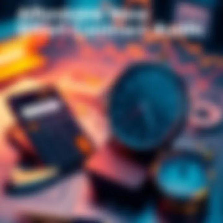 A graphic representing smart contract audits with a calculator, documents, and a clock showing fast delivery.