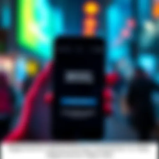 Aggressive App Ads A smartphone displaying an app installation screen without user consent, highlighting aggressive advertising practices.