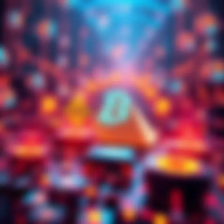 A visual representation of AI technology transforming decentralized finance with Binance and BNB Chain, featuring interconnected blockchain elements and futuristic graphics.