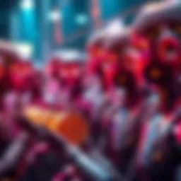 A group of AI agents selecting Bitcoin as their payment option, highlighting the trend in digital currency usage.