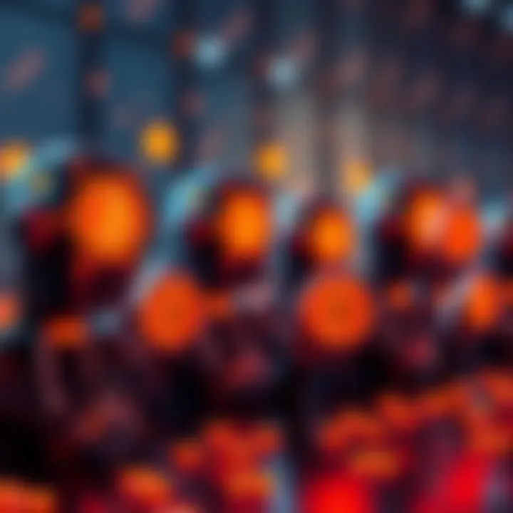 Illustration showing AI agents with Bitcoin symbols indicating their preference for the cryptocurrency over others.