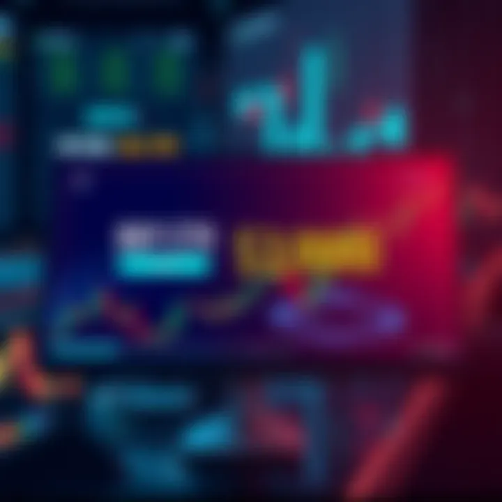 AI-Driven Trading Interface A user-friendly trading interface showing natural language commands like 'Buy $ETH at $3,000' on a digital screen