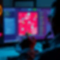 A user interacting with the Ouroboros AI agent, designing a web3 game on a computer screen with game assets and coding elements visible.