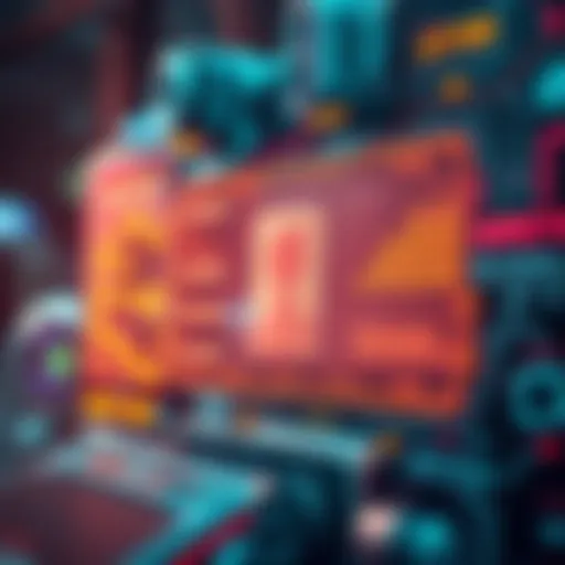 A visual representation of AI technology attempting to hide personal ID information in a digital format, with elements suggesting security and validation processes.