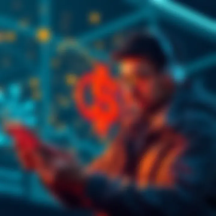 Investor reviewing profits from airdrops on staked ATOM and cosmos tokens