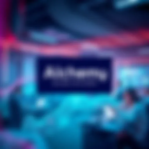 A graphic showing Alchemy's $20 million fund announcement with Solana's logo and images of app developers working on projects.