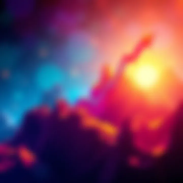 A bullish trend chart showing ALGO's price rising, with vibrant colors emphasizing growth in the crypto market.