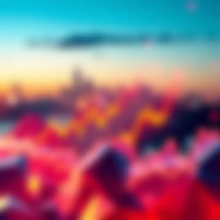 A chart illustrating the price trends of Algo, highlighting current price at 55k and potential growth to 100k.