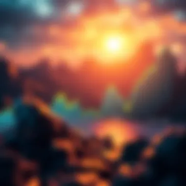 Graph showing upward trend in Algo prices with market analysis indicators