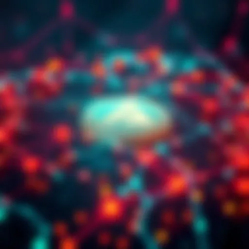 A visual representation of Algorand's blockchain showcasing its new features and enhancements discussed in the Coinbase Quantum paper.