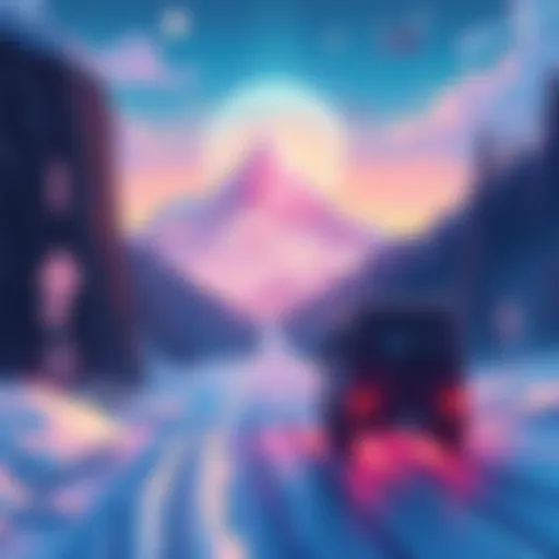 An illustration showing the Alpenglow protocol launch with fast digital transactions symbolizing reduced finality times
