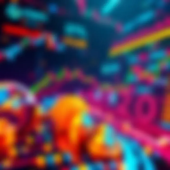 A vibrant graphic depicting altcoin trading trends and community engagement