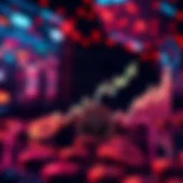 Altcoin Trends Graph showing rising altcoin values with a digital currency theme