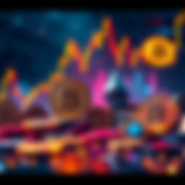 A graphic comparing Bitcoin and Ethereum's recovery to various altcoins, showing a rise in BTC and ETH alongside a dip in altcoin values.