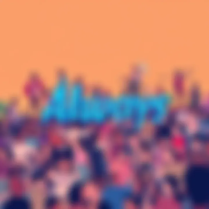 An illustration showing the word 'Always' surrounded by diverse people engaging in various activities, signifying its cultural impact.