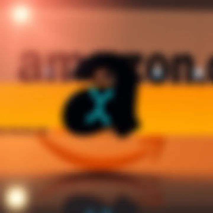Amazon logo with XRP cryptocurrency symbol, highlighting new payment integration