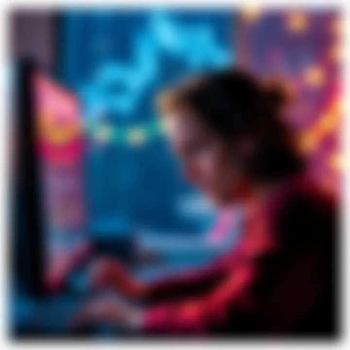 A frustrated person looking at a computer screen while trying to link their American Express account