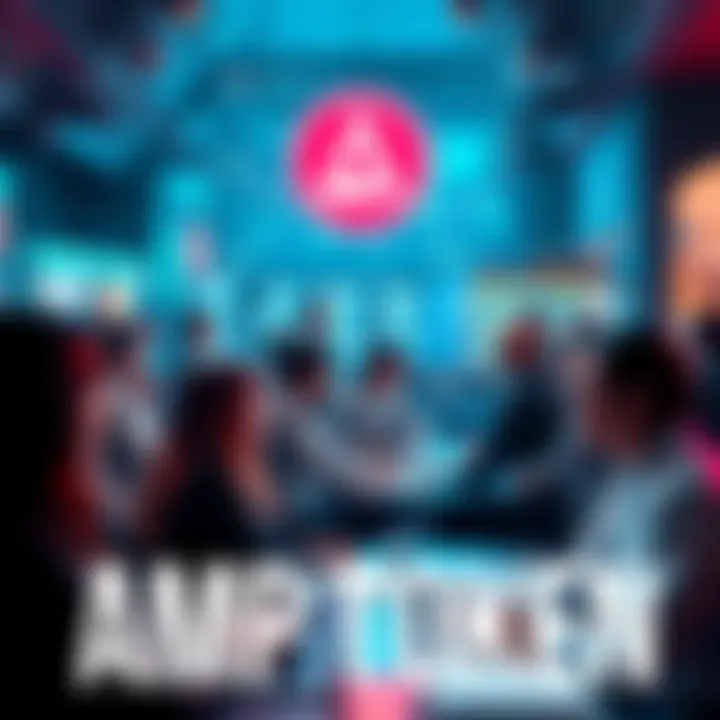 People discussing the Amp Token in a lively online forum setting.