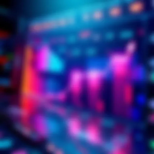 A chart showing the potential rise of AMP token values with upward trends and market analysis notes