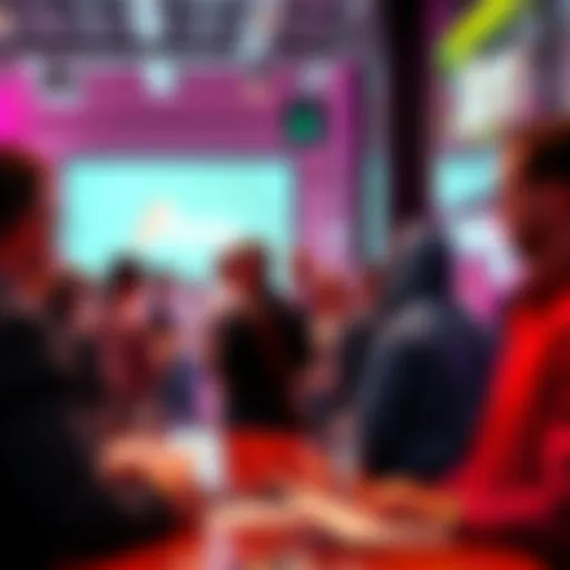 People engaging in a discussion about Amp Token, sharing insights and asking questions in a vibrant online community forum setting.